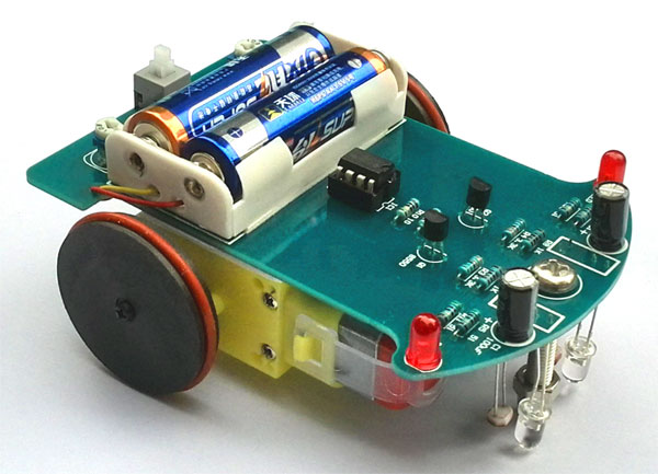 ชุดคิท หุ่นยนต์เดินตามเส้น แบบ Analog D2-1