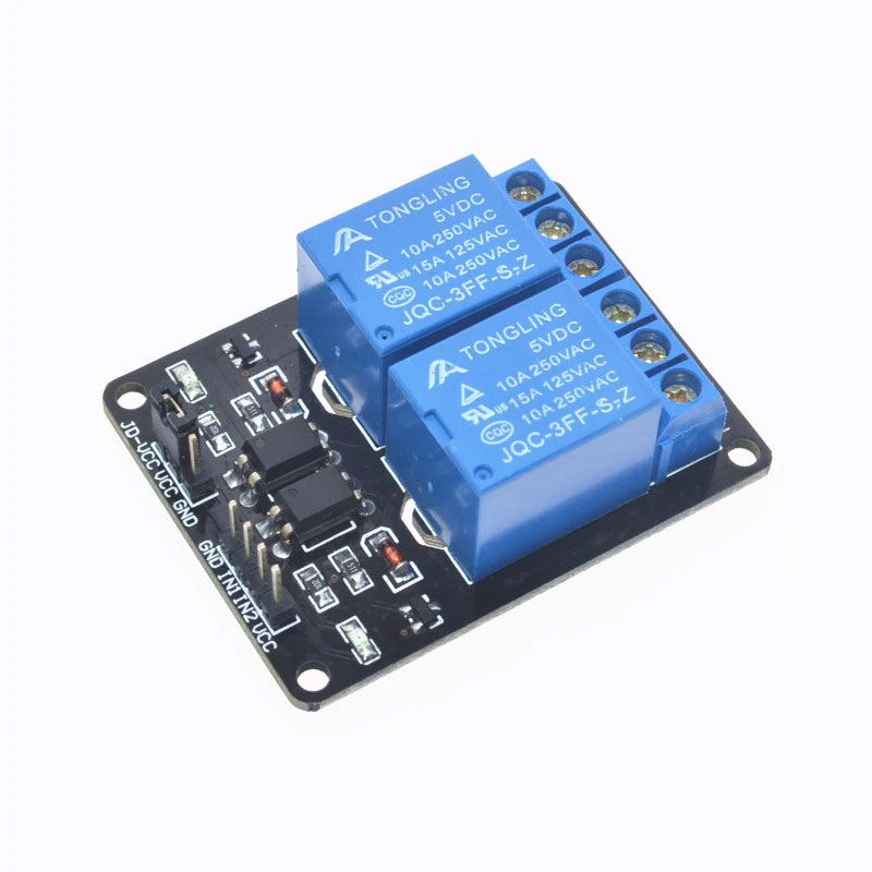 Relay 2 Channel 5V DC Low Level Trigger