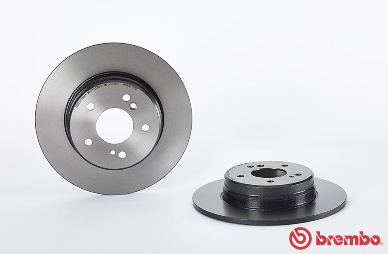 จานเบรค Mercedes-Benz W210, W203, C208 C209 CLK, R171 (คู่หลัง) ปี 1997 - 2003 / Brembo