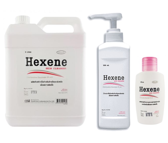น้ำยาทำความสะอาดมือ Hexene