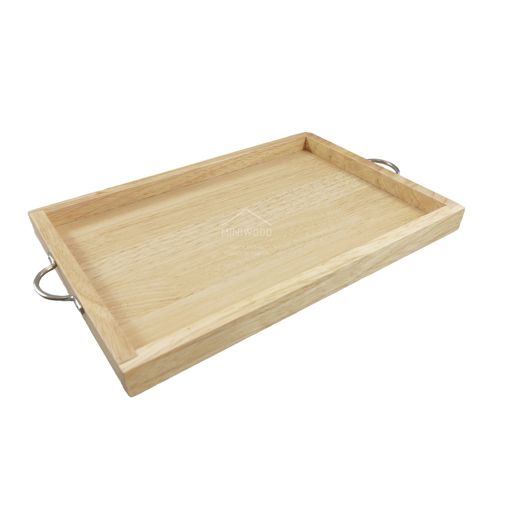 MINIWOO กระบะเล็กถาดไม้ ถาดวางของ Wooden Tray 8x12 นิ้ว