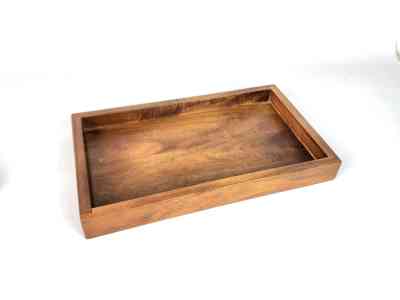 MINIWOOD ถาดเครื่องดื่ม กระบะพื้นไม้จริง Wooden Tray