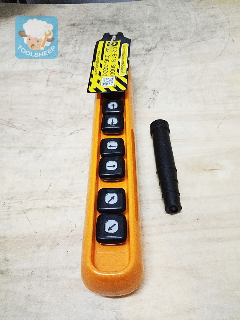 สวิทช์ปุ่มกด สวิทช์รอกไฟฟ้า RHINOS รุ่น RHHL 1 speed 6 ปุ่ม