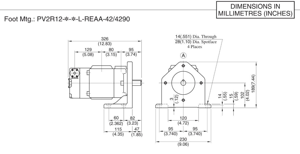 YUKEN PV2R12 | Double Vane Pump | เวนปั๊ม ปั๊มไฮดรอลิคสองตอน Hydraulic Vane Pump