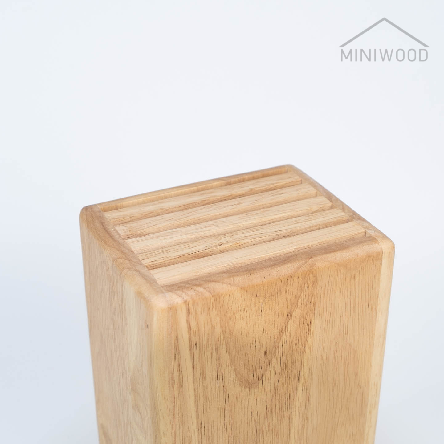 MINIWOOD ที่เก็บมีด ที่เสียบมีด กล่องเสียบมีด ผลิตจากไม้จริง
