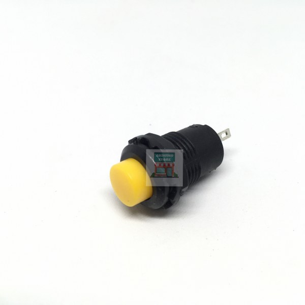 Push Button 12mm Yellow