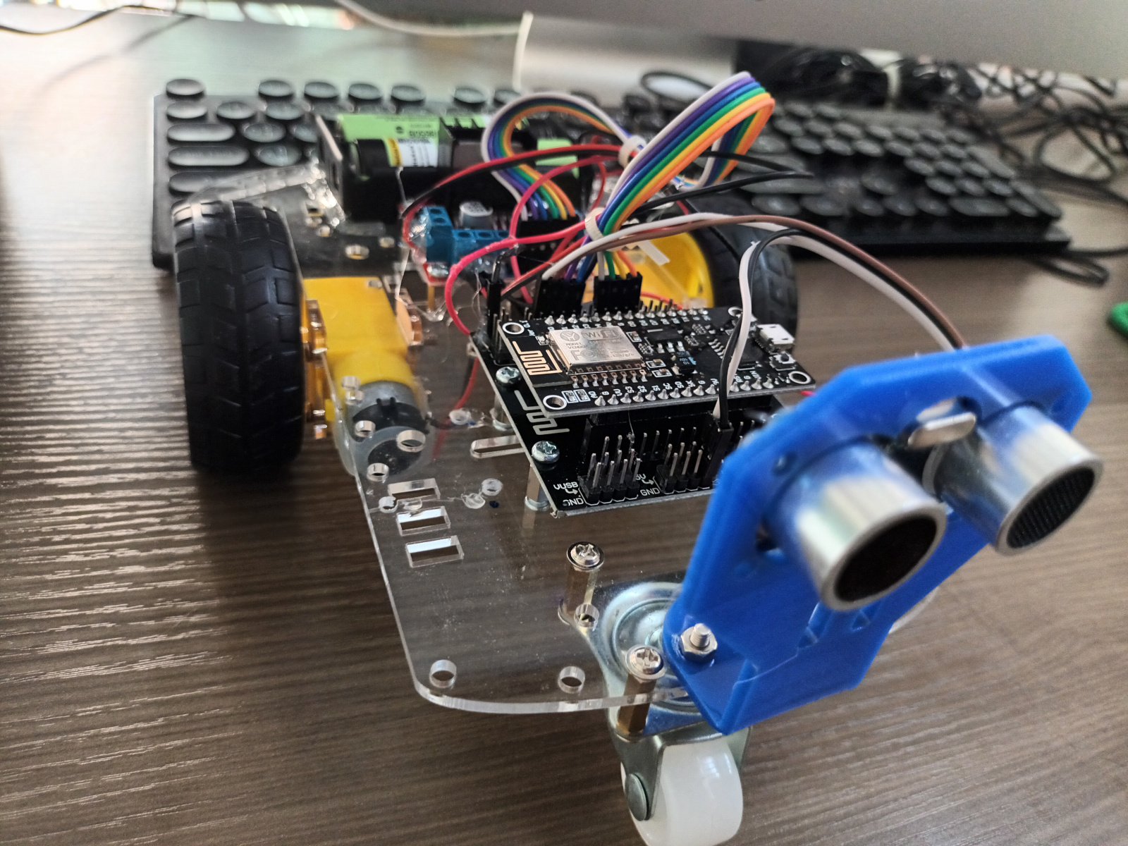 ชุดคิท หุ่นยนต์หลบสิ่งกีดขวาง ESP8266 V3