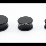 จิวไม้หน้าตัน สีดำ (8-30 mm)