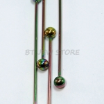 ก้านดามหู สแตนเลส ตุ่มรุ้ง