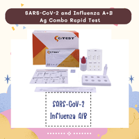 (แบบ 2 ตัว = SARS-CoV-2+flu A/B)