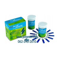 แผ่นตรวจน้ำตาล Oncall Advanced 50 Test