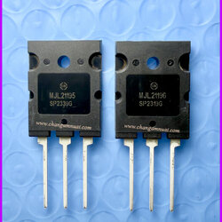 MJL21195G + MJL21196G 250V 15A ทรานซิสเตอร์ขยายเสียง แท้ คู่ละ
