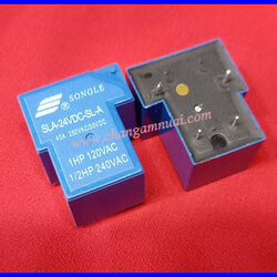 รีเลย์เครื่องเชื่อมไฟฟ้า 24V SLA-24VDC-SL-A 4ขา 40A Relay welder