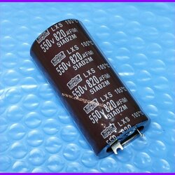 820uf550v ขนาด 35X70MM ยี่ห้อ NP ขาแบน