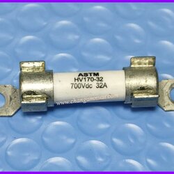 ASTM HV170-32BQ 700VDC 32A ฟิวส์ สินค้าถอด ฟิวส์รถไฟฟ้า