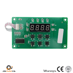 อะไหล่บอร์ด จอ DC รุ่น 6 ปุ่ม (บน 3 ล่าง 3) ปั๊มบาดาล ปั๊มหอยโข่ง DC