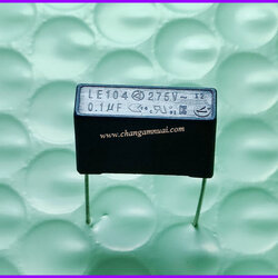 LE104 0.1uf 275VAC คาปา Polypropylene Film ขนาด 17x11 มิล