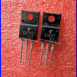 ทรานซิสเตอร์ A1837 C4793 TO-220 230V 1A เกรดแท้ ยี่ห้อ Toshiba ขายคู่ละ