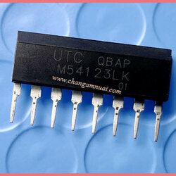 M54123LK SIP-8 ตัวยาว ไอซี EARTH LEAKAGE CURRENT DETECTOR