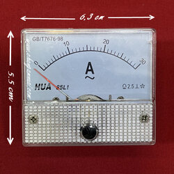 แอมป์มิเตอร์เข็มตู้ชาร์จ 30A