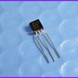 MPSA43 500v 200ma NPN ยี่ห้อ Fairchild แท้ TO-92 ตัวละ