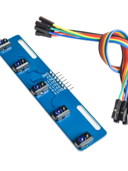 5 Channel Line Track Follower Sensor Module (TCRT5000)