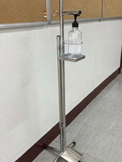 อุปกรณ์จ่ายแอลกอฮอล์แบบเท้าเหยียบ วัสดุสแตนเลส 201