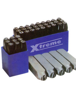 เหล็กตอกตัวอักษรA-Z ขนาด 4 มม. (5/32") Xtreme
