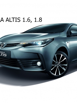 ผ้าเบรก-หน้า COMPACT TOYOTA COROLLA ALTIS 1.6, 1.8 ปี 2008 - 2013