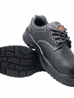 รองเท้านิรภัย หนังแท้เรียบ JC1221