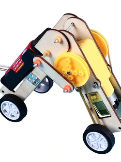 หุ่นยนต์ไม้เดินแบบหนอน Crawling Robot Kits DIY