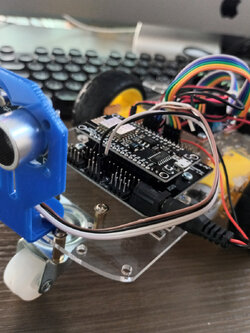 ชุดคิท หุ่นยนต์หลบสิ่งกีดขวาง ESP8266 V3