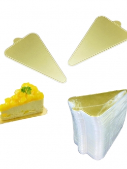 ฐานรองมูส สามเหลี่ยมสีทอง ขอบมน