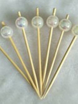 ไม้จิ้มหัวมุกขาว