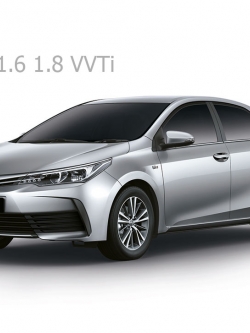 ผ้าเบรก-หน้า COMPACT TOYOTA ALTIS 1.6 1.8 VVTi , ALTIS LIMO , VIOS NCP16 NCP12 , PRIUS NHW