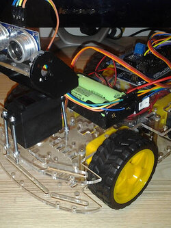 ชุดคิท หุ่นยนต์ติดตามวัตถุ Ultrasonic