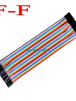 Jumper (F2F) cable wire 40pcs 2.54mm 20cm Female to Female