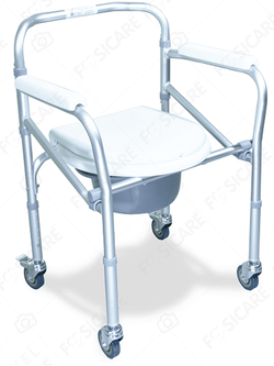 เก้าอี้อาบน้ำพร้อมนั่งถ่าย รุ่น W-02 มีล้อ