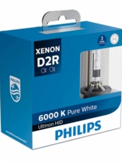 หลอดไฟรถยนต์ Philips Ultinon หลอด D2R 6000K