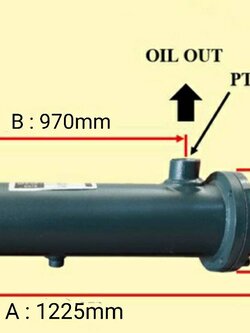 OR-600 "Delta" Hydraulic Oil Cooler Water Type, Heat Exchanger | ไฮดรอลิค ออยคูลเลอร์ ออยล์คูลเล่อร์