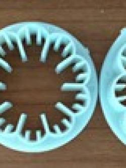 พิมพ์กดฟองดองลาย Snowflake 3 ขนาด