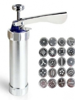 กระบอกกดคุ้กกี้ 20 ลาย อลูมิเนียม (Biscuits)