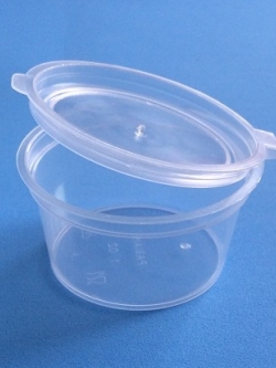 ถ้วยน้ำจิ้มกลมฝาติด