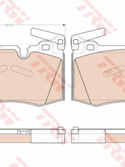 ผ้าเบรค TRW ล้อหน้า MINI Cope R58 ปี 2010-2012 COTEC (GDB1948)