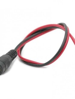DC Jack 5.5x2.1mm ตัวเมีย + สายไฟ