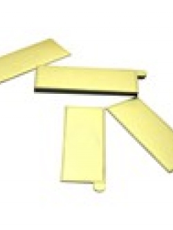 ฐานรองมูส แบบเหลี่ยมผืนผ้าเล็ก สีเงิน