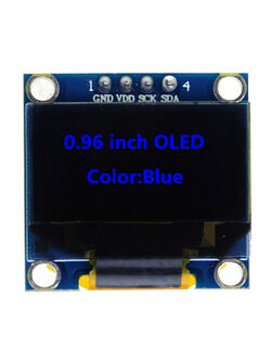 Blue OLED Display 0.96 inch 128X64 Module