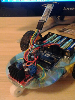 ชุดคิท รถบังคับจากแผ่นซีดี ควบคุมด้วยแอพแอนดรอยด์