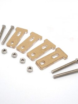 ชุดอุปกรณ์สำหรับยึด เกียร์มอเตอร์ TT Motor Bracket