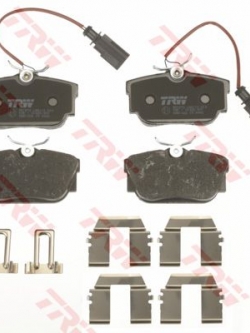 ผ้าเบรค TRW ล้อหลัง Volkswagen Caravelle V6 ปี 2002 COTEC (GDB1326)